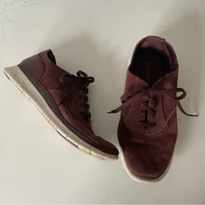 Vionic Taylor sneaker in burgundy leather suede 7.5 thumbnail 6