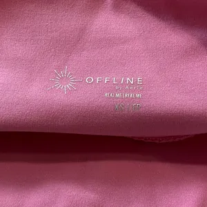OFFLINE by Aerie Real Me Pink Pleated Tennis Skirt Skort XS thumbnail 5