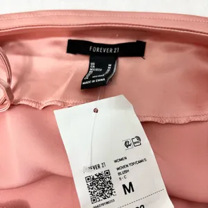 Forever 21 Peach Satin‎ Camisole Size M thumbnail 8