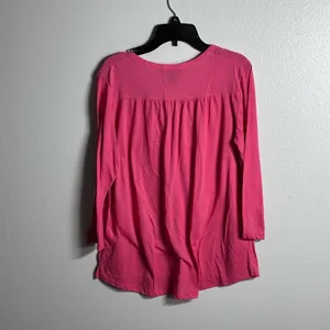 H&M Women Casual 3/4‎ Sleeve Pink Blouse Size S. thumbnail 5