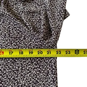 Monday Fun Purple Ivory Amiyah Stitch Fix Floral Blouse Women Medium NWT | 70-10 thumbnail 5