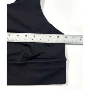 Lululemon Wunder Train High Neck Longline Size 14 Black Sports Workout Yoga Gym thumbnail 9