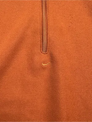 Nike Women's Burnt Orange Half-Zip Pullover Nike Golf Size Small thumbnail 5