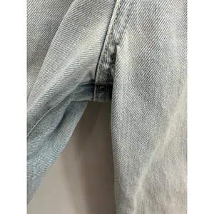 7 For All‎ Mankind Easy Straight Button Fly Light Wash Blue Jeans Womens Size 25 thumbnail 6