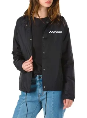 Vans Thanks Coach Lightweight Jacket Size M Black thumbnail 1