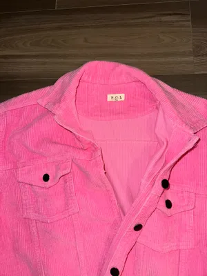 Pink corduroy jacket pol thumbnail 2