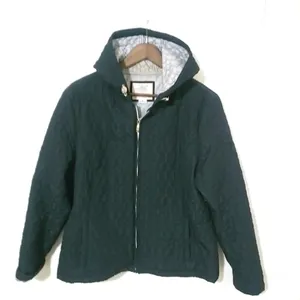 ZeroXposur XL Hoodie Micro Quilted Travel Jacket in Black Gray thumbnail 1