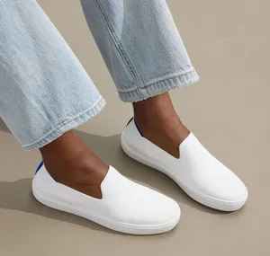 Rothy's $99 Women's The Original‎ Slip On Sneaker in Bright White Sz 9.5 thumbnail 1