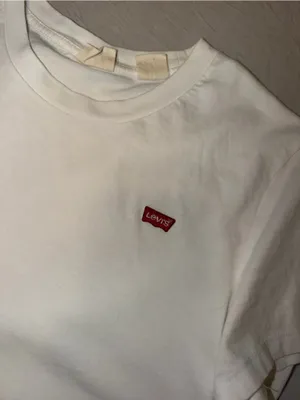 Levi's White T-Shirt with Red Logo thumbnail 3