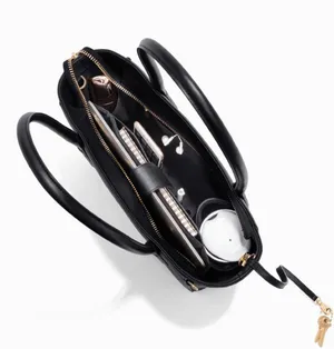 Dagne Dover Signature Tote in Onyx Black thumbnail 3