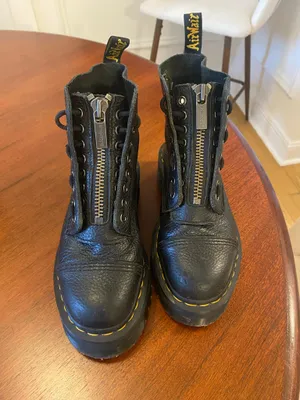 Dr. Martens Sinclair Milled Nappa Leather Platform Boots thumbnail 2