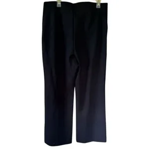 Chico's Black Pull-On Wide Leg Pants Size 2.5R Stretch Elastic Waist thumbnail 3