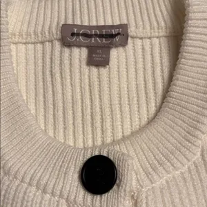 J Crew women’s Four-pocket cardigan chunky ivory CG804 Size XL NWT thumbnail 6