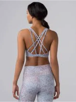 Lululemon Free To Be Serene Bra Womens 6 Summer Haze Multi Excellent Strappy thumbnail 2