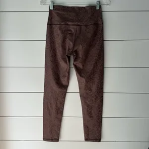 Aerie Brown Leggings with Tapered Design Sz M thumbnail 4