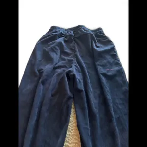 size medium balloon pants blue ribbed [COPY] thumbnail 2