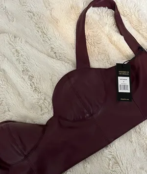 Revolve AFRM Koa Vegan Leather Top thumbnail 5