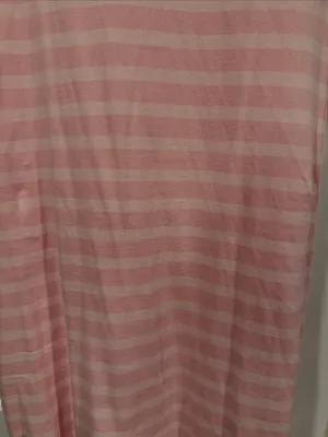 J. Crew Pink‎ Striped Short-Sleeve Midi Dress small thumbnail 3