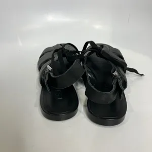 1. State Teena black leather sandals‎ women's size 7.5 casual gladiator style thumbnail 5