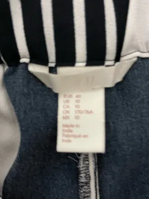 H&M Vertical Stripe Wide-Leg Pants thumbnail 6