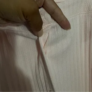 New Loft Oversized Square Neck Pink Top Long‎ Sleeve Small Spring Minimalist thumbnail 7