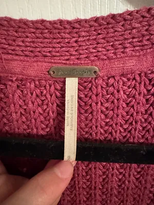 Free People Burgundy Cardigan thumbnail 3