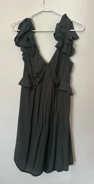Mi Ami olive green dress Size L thumbnail 1
