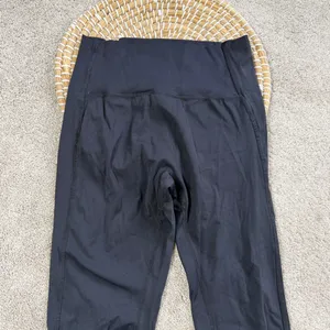 Alphalate Women’s High Waisted Legging Pull On Activewear Gym in Black M thumbnail 4