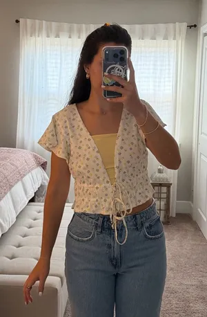 Princess Polly Floral Top thumbnail 1
