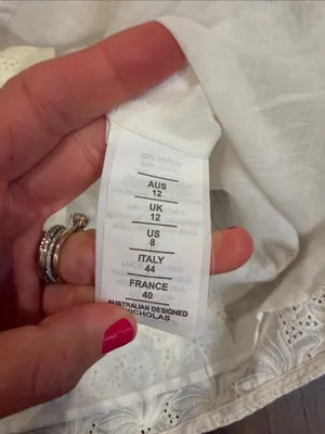 Nicholas Danni Bow-Detailed Broderie Anglaise Mini Size 8 - C30-143 thumbnail 8