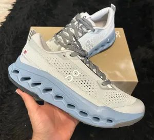 ON CLOUDSURFER glacier dust athletic training running shoes sneakers Sz 7.5 new thumbnail 1