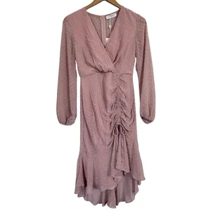 Hello Molly NWT Blush Pink Dress – Romantic & Flowy - Women’s Size XS thumbnail 2