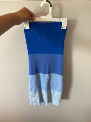 Blue Mini Dress Edikted thumbnail 2