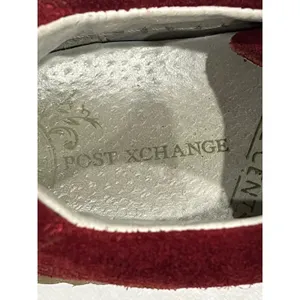 Post Xchange Suede‎ Sneakers Casual Shoes Gum Soles Red Size 38 thumbnail 5