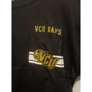 Victoria's Secret Pink VA Commonwealth University Black Long Sleeve Shirt S thumbnail 2