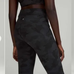 Lululemon Gray Camouflage Power Through High Rise Leggings 4 thumbnail 7