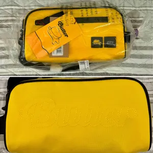 BTS Butter Samsonite Red 2nd Collaboration Pouch Bag Yellow thumbnail 2
