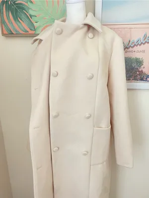 Song Of Style Louisa Coat Jacket in Ivory Cream Size Large New Revolve thumbnail 7