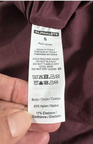 Alphalete NEW Ultrasoft Allure Dress - Wine , Size Small thumbnail 5