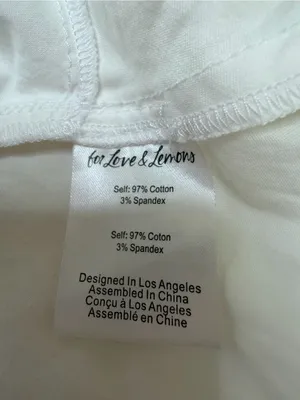 For Love & Lemons Jackson White Ruffle lace Babydoll Mini Dress size XS $198 thumbnail 11