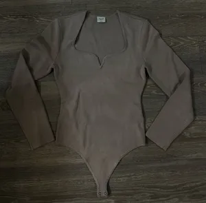 Abercrombie and Fitch Tan Sweetheart Bodysuit thumbnail 1