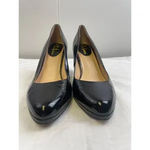 Cole Haan Women's Black Patent Leather Shoes/Heels 3.25" Size 8B SKU 2971 thumbnail 2