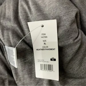Three Dots Gray Full Zip Puffer Jacket Heather Pavement XL‎ Lightweight Quilted thumbnail 7