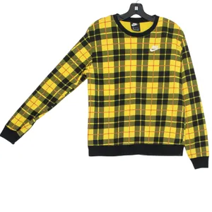 Nike Sweatshirt Y2K Grunge Preppy Clueless 90s Streetwear Retro Cozy Plaid Small thumbnail 8