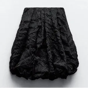 Zara Black Balloon Mini Dress Limited Edition(Size Large) thumbnail 3