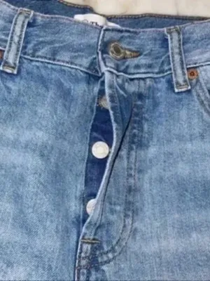 Women's Raw Hem Ankle Straight Leg Jeans Blue Size 27 thumbnail 4