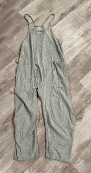 Free People Movement Hot Shot Onesie Heather Grey Size XS thumbnail 1