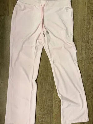 Juicy Couture OG Big Bling Velour Track Pants (Small) thumbnail 1