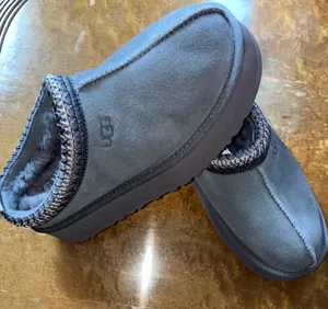 UGG Tazz Platform Slippers in Dark Grey thumbnail 1