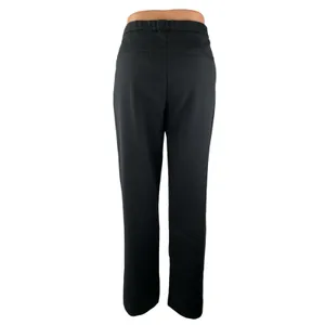 Abercrombie & Fitch Women's Black Mid Rise Straight Leg Trousers Pants Size 29 thumbnail 2